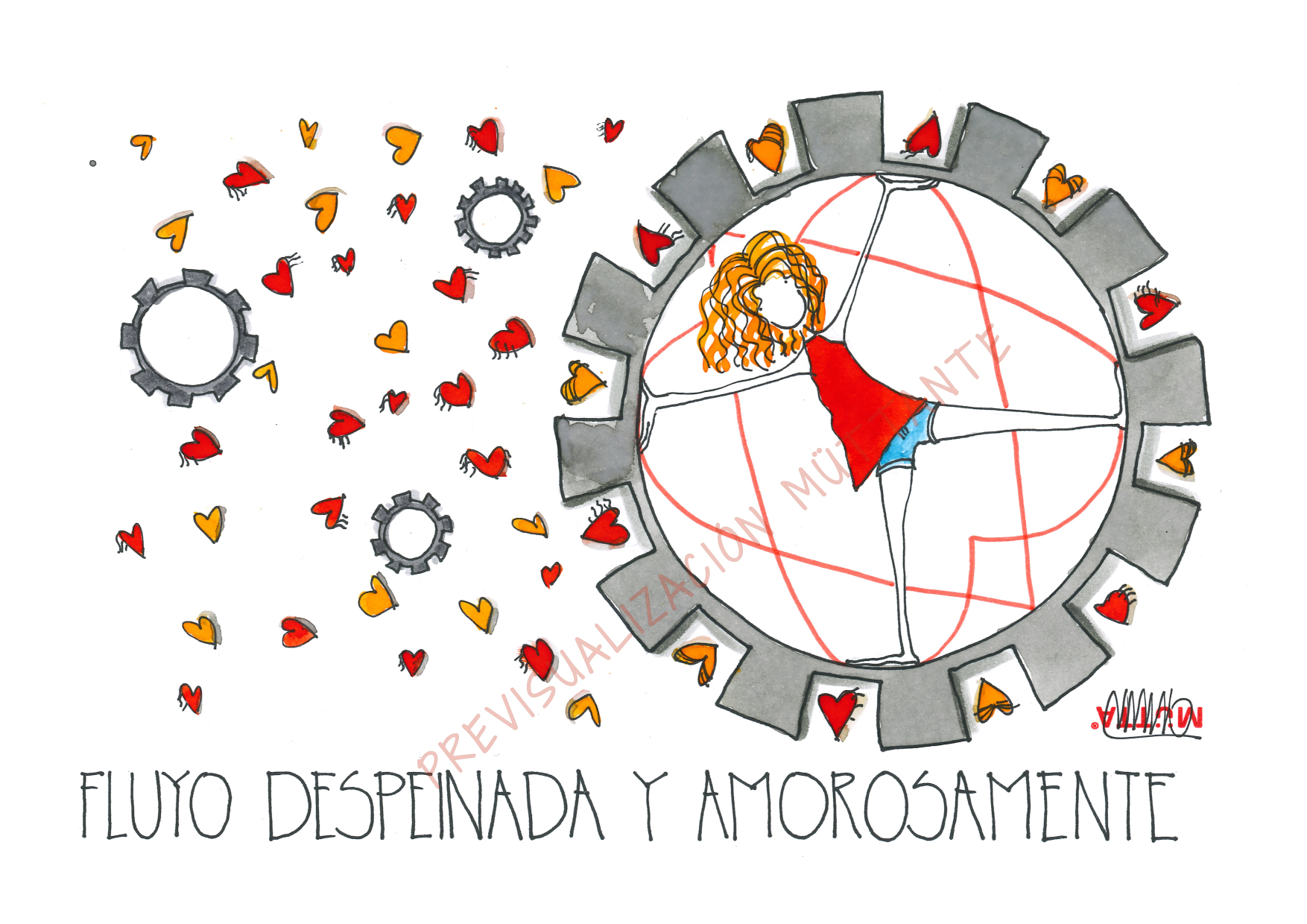 Clic doble Clic requeteclic… Fluyo despeinada y amorosamente